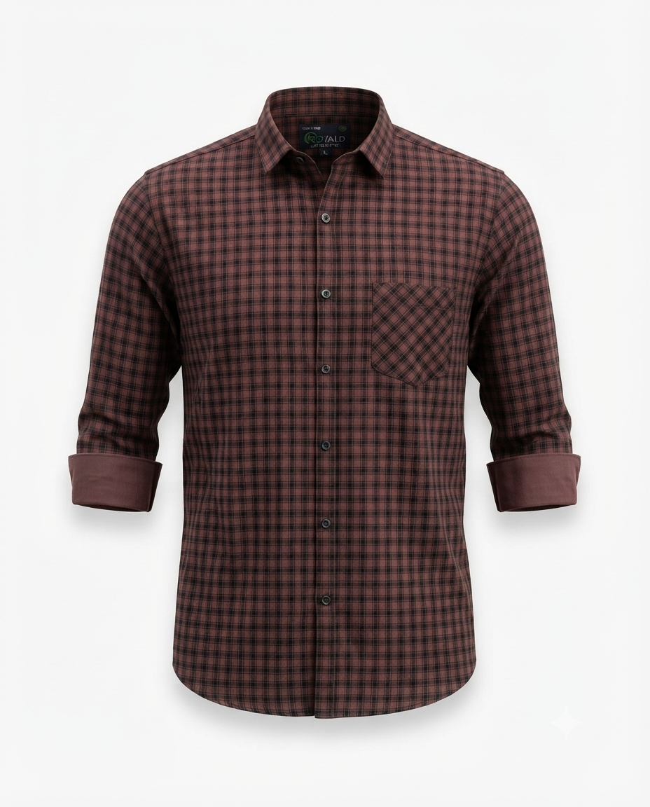 Men’s Premium Cotton Shirt – Stylish Regular Fit | 6 Colours | S, M & L