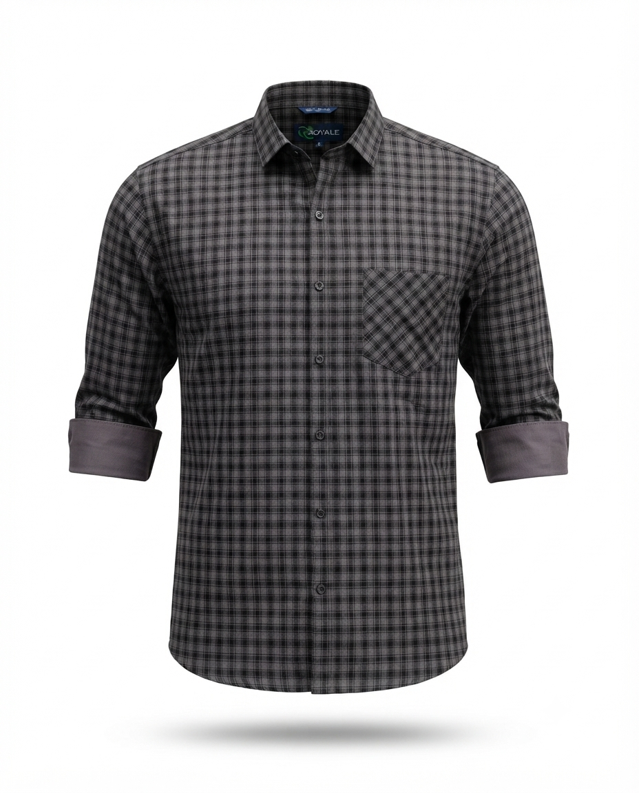 Men’s Premium Cotton Shirt – Stylish Regular Fit | 6 Colours | S, M & L