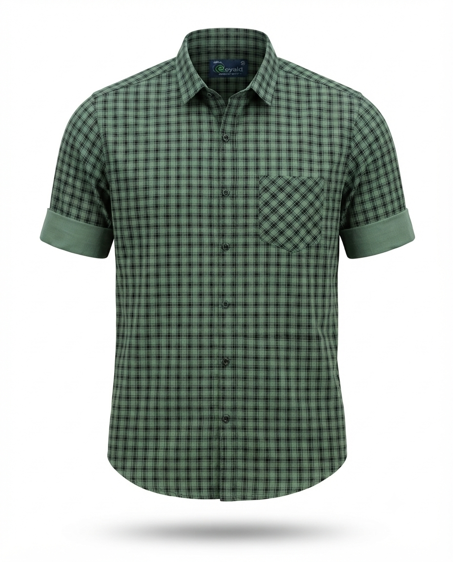 Men’s Premium Cotton Shirt – Stylish Regular Fit | 6 Colours | S, M & L
