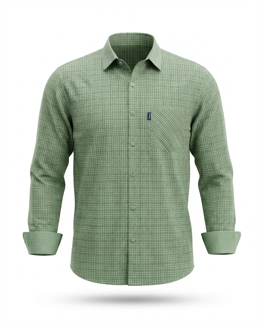 Men’s Premium Cotton Shirt – Stylish Regular Fit | 3 Colours | S, M & L