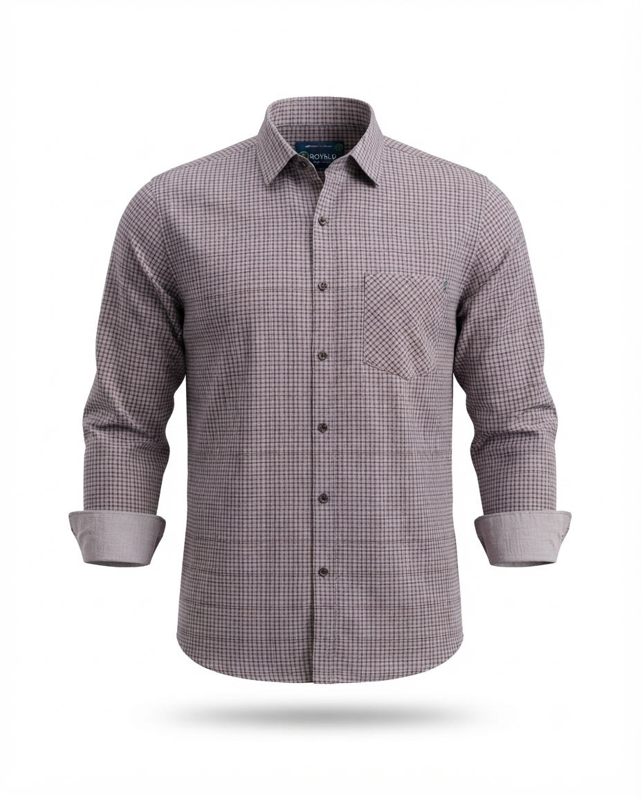 Men’s Premium Cotton Shirt – Stylish Regular Fit | 3 Colours | S, M & L