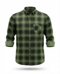 Men's Cotton Twill Discharge Print Shirt – Stylish Casual Shirt with Comfortable Fit