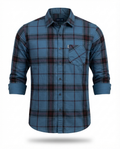 Men's Cotton Twill Discharge Print Shirt – Stylish Casual Shirt with Comfortable Fit