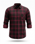 Men's Cotton Twill Discharge Print Shirt – Premium Casual Shirt with Stylish Printed Design